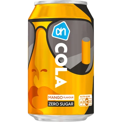 AH Cola zero sugar mango flavour