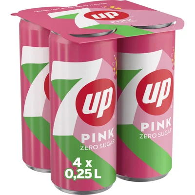 7up Pink zero sugar 4-pack