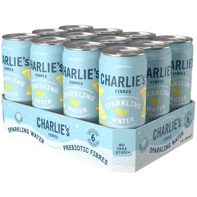 Charlie's Fibres lemon ginger 12-pack