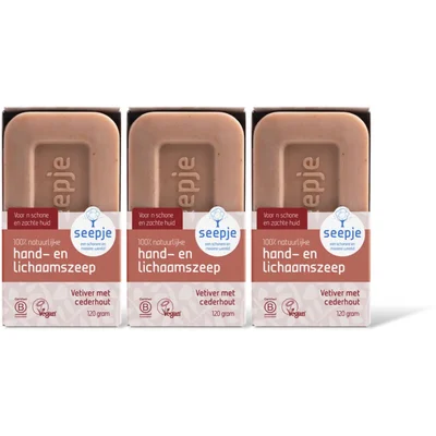 Seepje Hand en lichaamszeep 3-pack