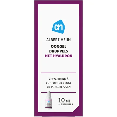 AH Ooggel druppels met hyaluron