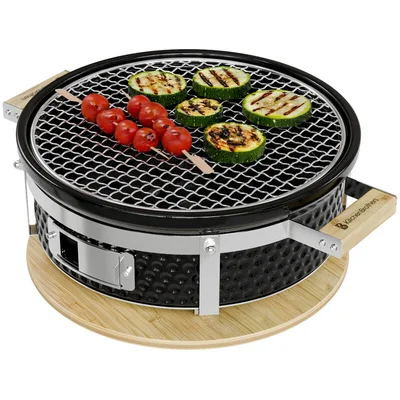 KitchenBrothers Hibachi style tabletop grill round