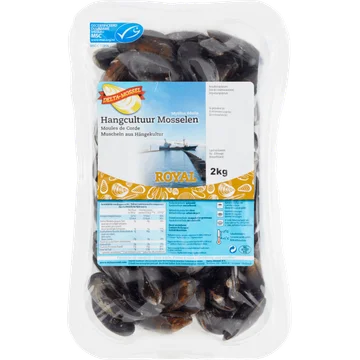 Delta Mossel Royal Zeeuwse Hangcultuur Mosselen 2 kg