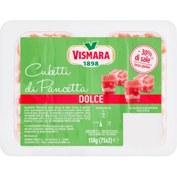 Pancetta Cubetti Dolce 2 x 75g