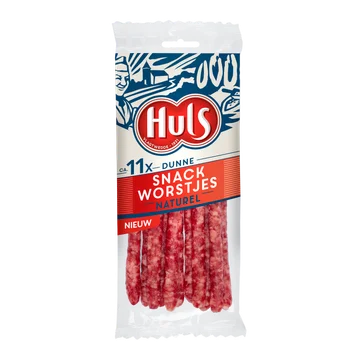 Huls Dunne Snackworstjes Naturel 55g