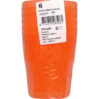 Neutraal Reusable Limo/Wijnglas