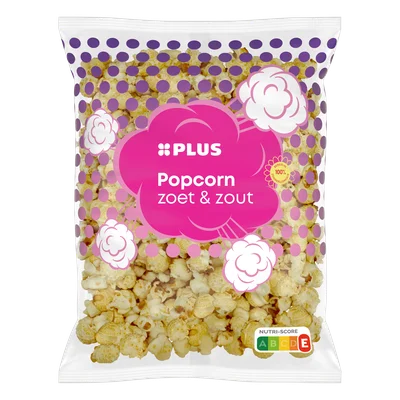 PLUS Popcorn zoet & zout