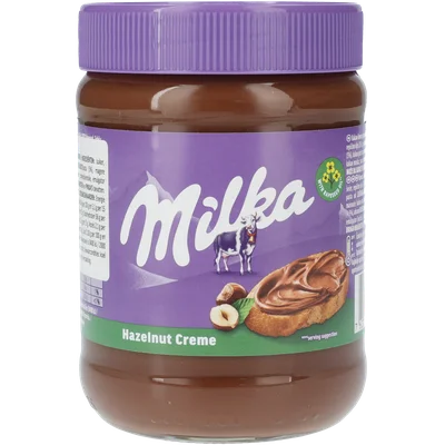 Milka Hazelnoot pasta