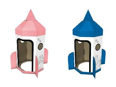 Playtive Kartonnen speelgoed ruimteschip
