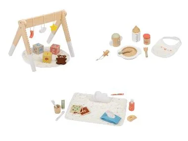 lupilu® Houten speelgoed poppen accessoires