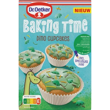 Dr. Oetker Baking Time Dino Cupcakes Bakmix 242 g