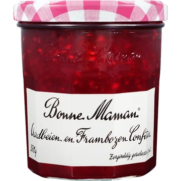 Bonne Maman Aardbeien en Frambozen Confiture 370g