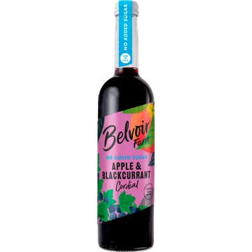 Belvoir No added Sugar Apple & Blackcurrant Cordial 500 ml