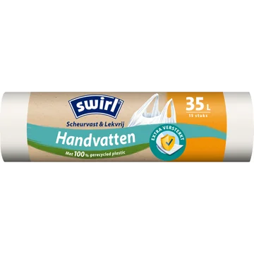 Swirl Vuilniszakken met Handvatten 35 liter 15 stuks