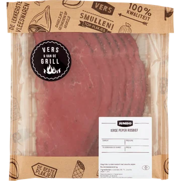 Jumbo Ierse Peper Rosbief ca. 100 g