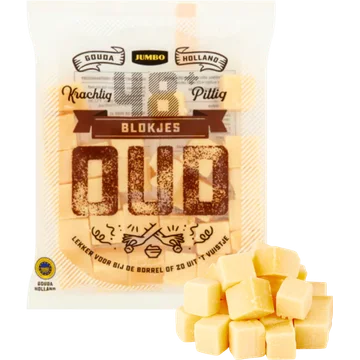 Jumbo Blokjes Oude Kaas 48+ 200 g