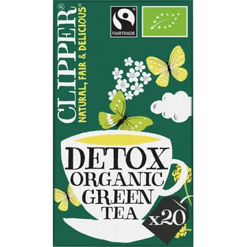 Clipper Detox Organic Green Tea 20 Stuks 40 g
