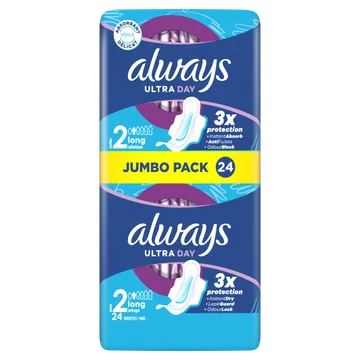 Always Ultra Dag Maandverbanden Long (Maat 2)