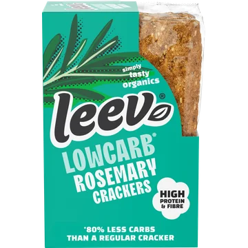 Leev® bio LOWCARB crackers rosemary 80g