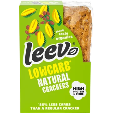 Leev® bio LOWCARB crackers natural 80g