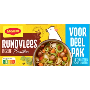Maggi Rundvlees Bouillon Voordeelpak 123 g