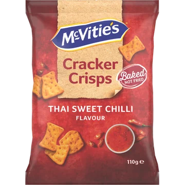 McVitie's Cracker Crisps Thai Sweet Chilli Flavour 110g