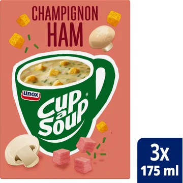 Knorr Champignon Ham Cup-a-Soup 3 x 175 ml