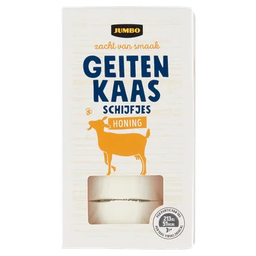 Jumbo Geitenkaas Schijfjes Honing 125 g