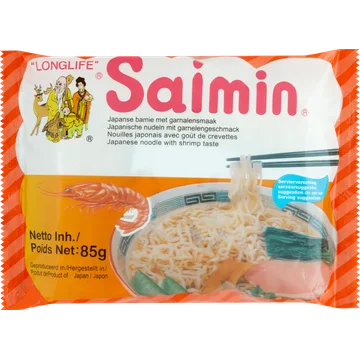 Saimin Japanse Bamie met Garnalensmaak 85 g