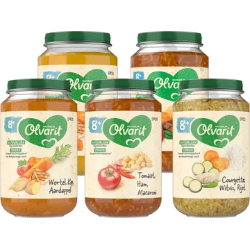 Olvarit Maaltijdpotjes 8+ Maanden 5 x 200g