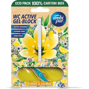 Ambi Pur WC Active Gel-Block Citrus & Jasmin 45 g
