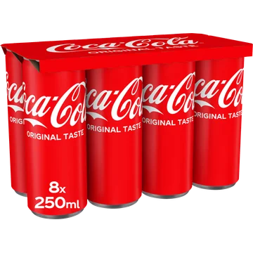 Coca-Cola Original Taste 8 x 250 ml