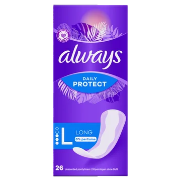 Always Daily Protect Long 0% Parfum Inlegkruisjes