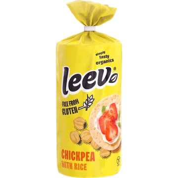 Leev® bio FREE FROM GLUTEN chickpeacakes with rice 100g