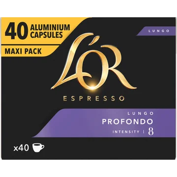 L'OR Espresso Lungo Profondo Aluminium Capsules Maxi Pack 40 Stuks 208 g