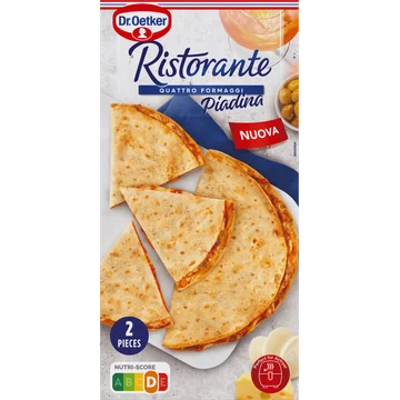 Dr. Oetker Ristorante Piadina Quattro Formaggi Flatbread 2 stuks