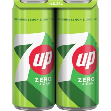7UP Zero 4x250ML