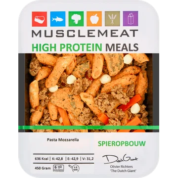 Muscle Meat High Protein Meals Pasta Mozzarella 450 g