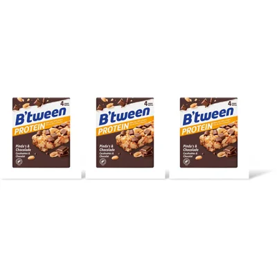 Hero B'tween protein pinda's & chocolade 3-pk