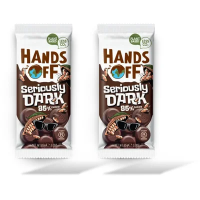Hands Off Seriously dark 85% cacao 2-pack