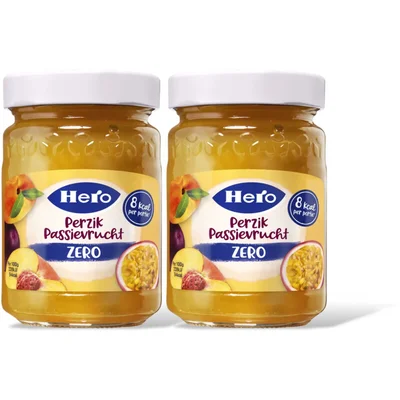 Hero Perzik passievrucht zero 2-pack