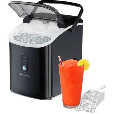 KitchenBrothers Ice cube maker machine black 1l