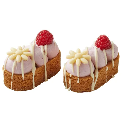 PLUS Korenlanders Framboos witte choco slofjes