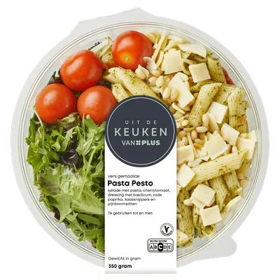 Uit de keuken van PLUS Pasta pesto salade