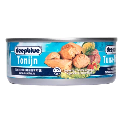 Deepblue Tonijnstukken in water