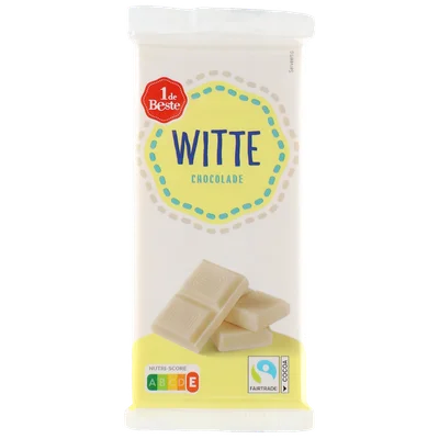 1 de Beste Chocoladereep wit