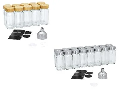SILVERCREST® Kruidenpotjes met strooideksel - 100 ml