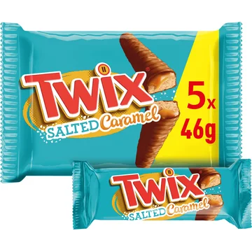 Twix Xtra salted caramel chocolade koek repen 5x2-pack