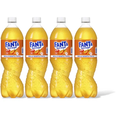 Fanta Orange zero sugar 4pk