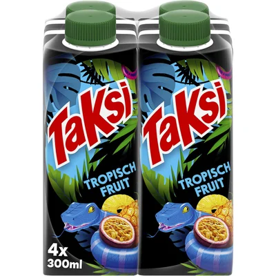 Taksi Tropisch fruit 4-pack